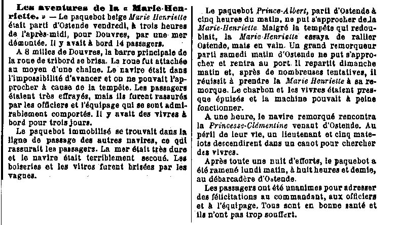 Presse Marie Henriette