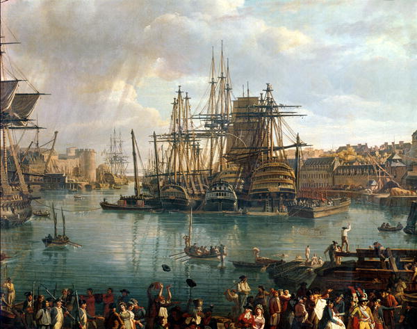 Le port de Brest en 1793