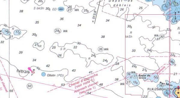 Carte du naufrage