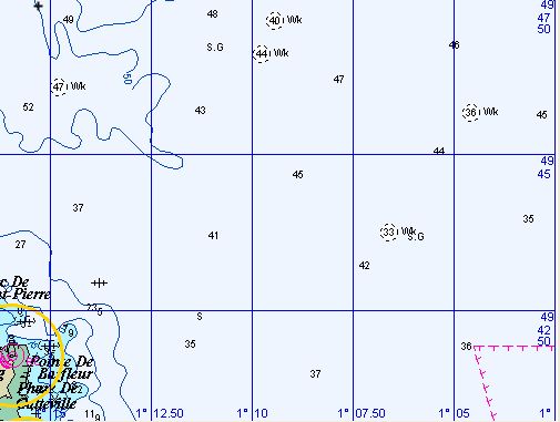 Carte du naufrage